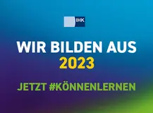 [Translate to English:] Logo IHK Ausbildungsbetrieb 2023